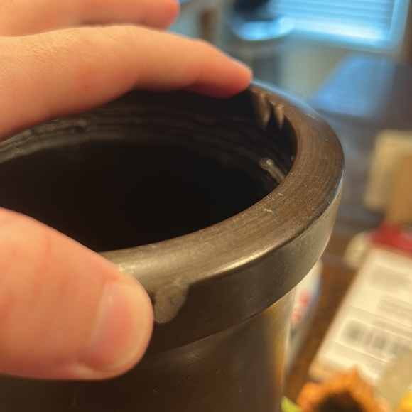 Vintage JAPAN TOKANABE SAMURAI Art Deco Pottery  12 1/2" Tall Vase 4 lb 2 oz - Picture 6 of 7